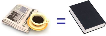 本と新聞の関係